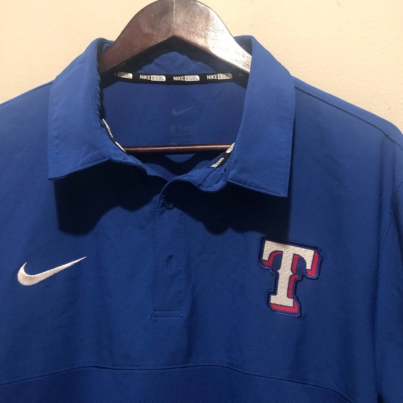 texas rangers collared shirt